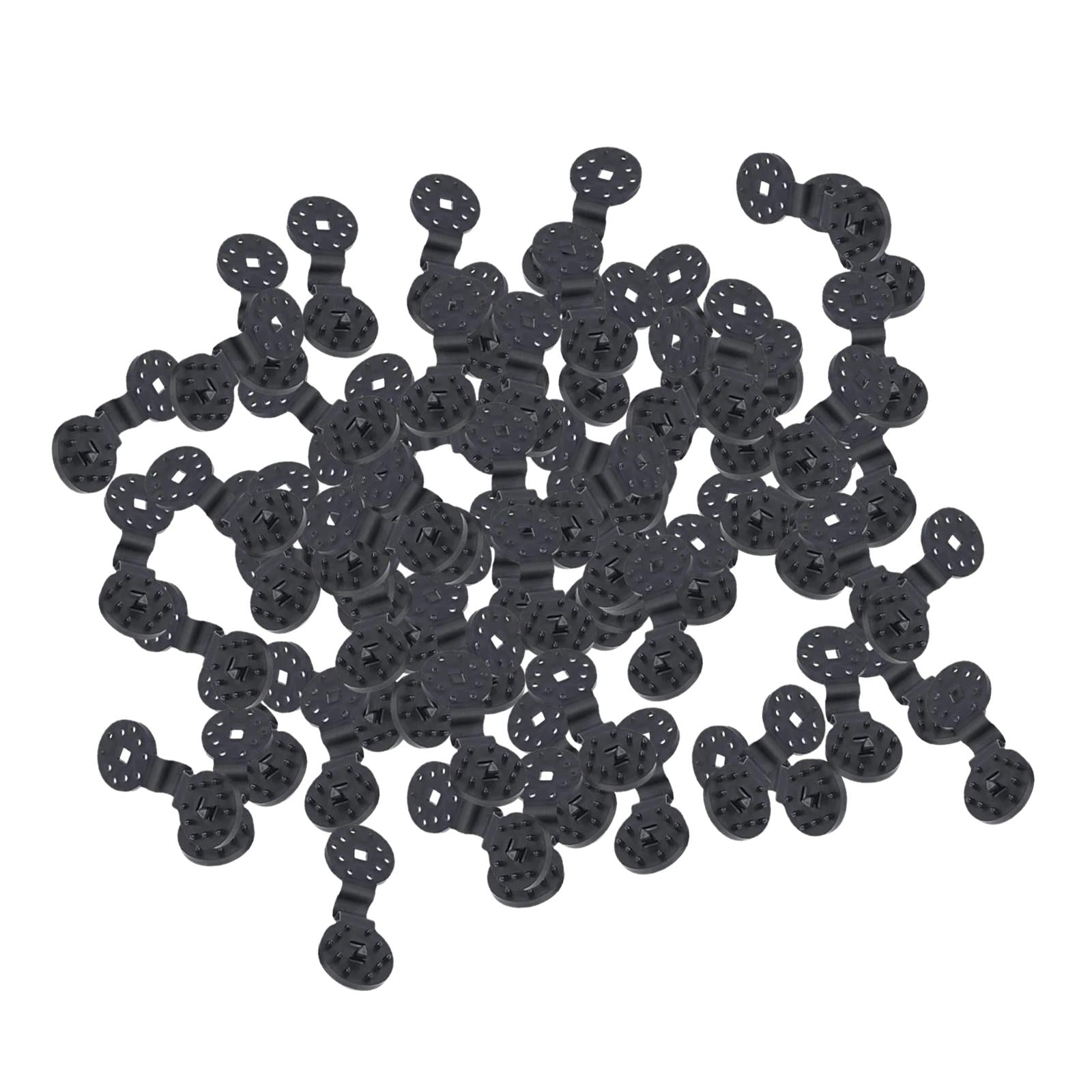 Magideal - 100 Uds Clips De Gancho De Sombra Red De Sombra Abrazadera De Toldo A Prueba De Viento Red De Sombra De Patio Clips De Tela Manija De Bloqueo Para Pat Grande