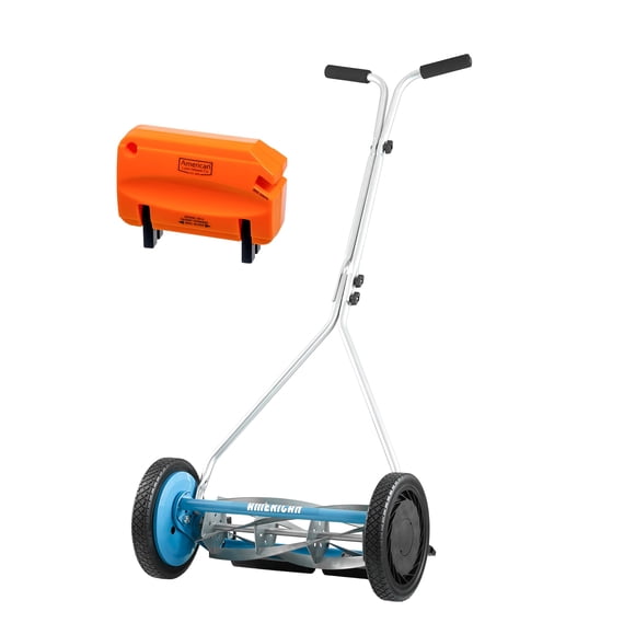 Cortacésped de empuje de carrete American Lawn Mower 1415-16SK2 de 16" con 5 cuchillas