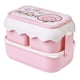 thumbnail image 1 of Lonchera Contenedor De Alimentos 3 En 1 Diseño Rosa Peach, 1 of 4
