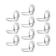 thumbnail image 2 of 10 Piezas De Anillos Para U?as, Decoración De U?as Extraíble, Juego De Anillos Para U?as Halal Plateados, 2 of 5