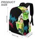 thumbnail image 3 of Rick y Morty: El Anime-theme Backpack, Campus style schoolbag Bookbag with Adjustable Shoulder Straps And Large Zip Compartment, Unisex Travel Bags.42x30x15cm, 3 of 6
