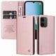 thumbnail image 1 of Funda Billetera de Cuero para Xiaomi Redmi 15C con Tarjetero y Soporte - Tapa Magnética Rosa, 1 of 5