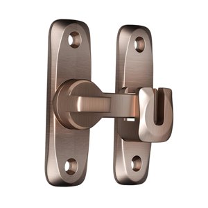 Bothyi - Pestillo De Cerradura De Puerta De Granero, Pestillo De Cerradura De Puerta Abatible Para Baño, Oficina, Hotel, Bronce Rojo