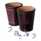 thumbnail image 1 of Vaso Cacho Cuero Dommo Burano Café + 5 Dados - PS, 1 of 4