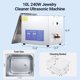 thumbnail image 5 of Lavadora de piezas EliteEdge 10L 240W 40kHz con calefacción, 5 of 7