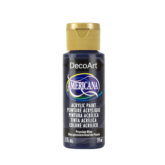 Pintura acrílica DecoArt Americana Azul Prusiano, 60 ml, no tóxica