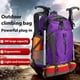 thumbnail image 5 of Mochila FENGDONG impermeable y ligera de 40 litros para senderismo, color morado, 5 of 6