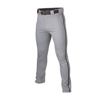 Pantalón De Béisbol Easton Rival+ Con Ribetes Gris/Negro Para Adultos Pequeños