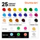 thumbnail image 2 of Set De Pintura Acrílica 25 Colores 60 Ml Con Pinceles Y Paleta, 2 of 8