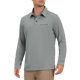 thumbnail image 5 of INSPIRE CHIC Camisas Polo de Manga Larga con Bolsillo y Cuello en Contraste para Hombre XL Gris, 5 of 6