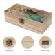 thumbnail image 3 of Chica de Pelea Invencible Caja Organizadora de Madera Rústica - Caja Decorativa Multifuncional para Escritorio, Hogar, Oficina, Joyas y Manualidades, 3 of 6