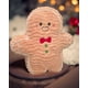 thumbnail image 2 of Cojín Decorativo Navideño Diseño Galleta Jengibre, 2 of 3