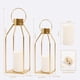 thumbnail image 2 of Farol Decorativo HPC Decor Metal Dorado Temporizador 6h Set, 2 of 3