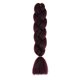 thumbnail image 1 of Xiao Hua Extensiones de cabello trenzado de ganchillo, 3 piezas de 23.6 pulgadas de largo, resistentes al calor, trenzadas de ganchillo, preestiradas, sin nudos, para peinado DIY, B10, 1 of 3