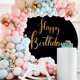 thumbnail image 5 of Fondo Redondo Jditngp 2,2 m con Letras Doradas para Cumpleaños, 5 of 8