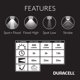 thumbnail image 4 of Duracell Linterna 400 Lúmenes Psteel Swivel Con 3 Aaa, 4 of 6