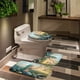 thumbnail image 2 of 4pcs Mermaid Bathroom Set - Waterproof Shower Curtain with 12 Hooks, Non-Slip Rug, Toilet Lid Cover Pad, and Toilet U-Shape Mat - Decorate Your Bathroom with Style and Comfort, 2 of 4