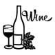 thumbnail image 3 of Decoración de pared de Metal, copas de vino, esculturas artísticas, carteles de vino, colgante de pared para restaurante, decoración de Bar de oficina, 3 of 5