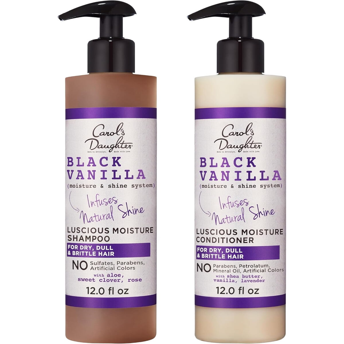 Carol's Daughter - Set Shampoo Y Acondicionador Carols Daughter Black Vanilla 355ml Sin Sulfato
