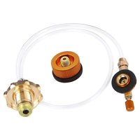 Ioensy - Adaptador De Recarga De Propano Con Manguera, Cilindro Plano, Conector Para Tanque De Gas