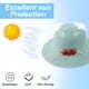 thumbnail image 4 of Sombrero de paja para niños de 52 a 54 cm de circunferencia, bonito sombrero de ala ancha con diseño de fresa, sombrero de verano, protector solar, sombrero de pescador, sombrilla de viaje., 4 of 5