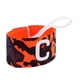 thumbnail image 4 of Fútbol Fútbol Deportes Brazo Bandas Ajustables Capitán Brazalete # 3 Naranja, 4 of 5
