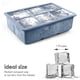 thumbnail image 3 of Bandejas de silicona para cubitos de hielo Excnorm, paquete de 3 con tapa extraíble, 3 of 7