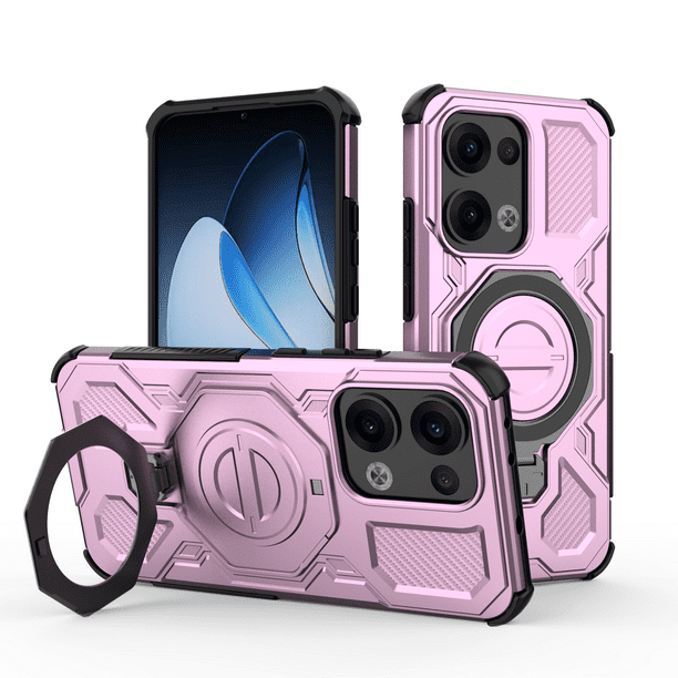 Funda GANGXUN para OPPO Reno 13 5G , magnética, ligera, soporte 360°, antigolpes
