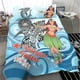 thumbnail image 3 of Juego de cama Samoa Americana - Polinesia Niñas con tiburón, 3 of 3