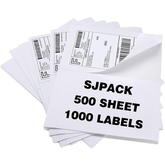 Etiquetas Adhesivas SJPACK Media Hoja 8.5 x 5.5