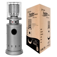 Estufa De Patio Baja Plateada A Gas De 11Kg Terrazas Interior Exterior Bfresh