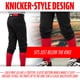 thumbnail image 2 of Pantalones de béisbol para jóvenes Franklin Sports Knicker Fit Black, 2 of 8