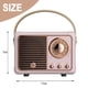 thumbnail image 2 of Altavoz Bluetooth retro, decoración vintage, pequeño altavoz Bluetooth inalámbrico, bonito estilo antiguo., 2 of 7