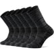 thumbnail image 1 of Medias Ortis de Lana Merino Almohadilladas con Control de Humedad Negras, 1 of 6