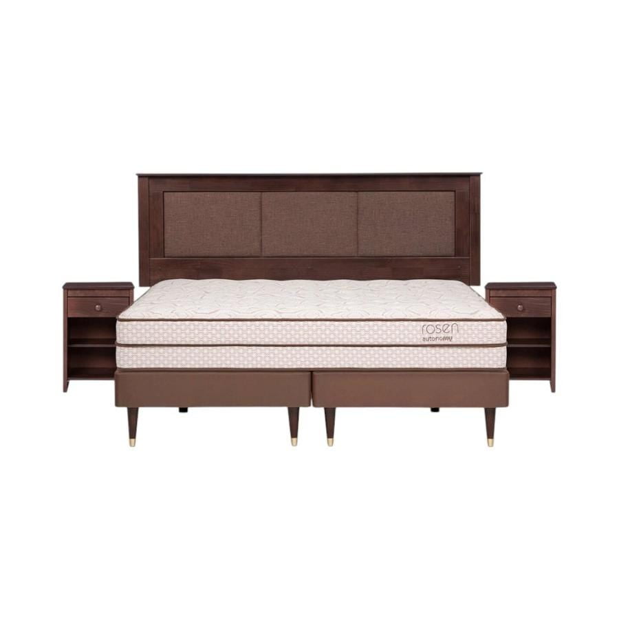 Cama King Rosen Autonomy Land + Rachel + Velador Ferrara | Lider