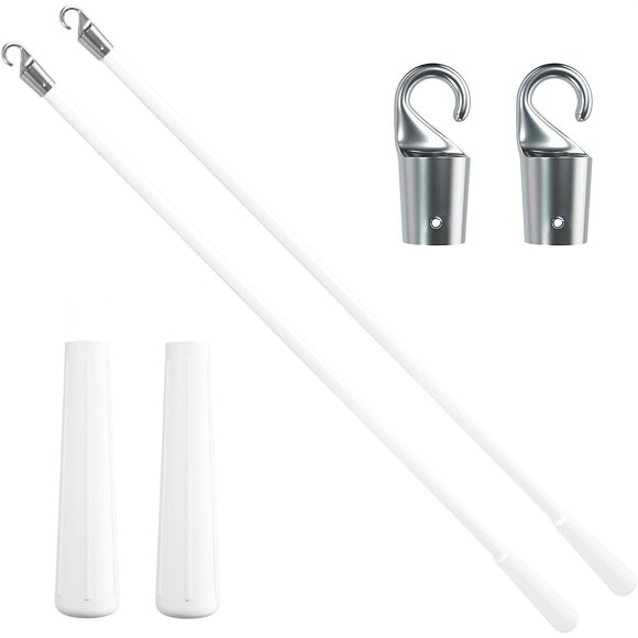 Pack de 2 varillas de 17 pulgadas para persianas verticales