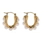 thumbnail image 5 of 1 Par De Aretes Exquisitos Aretes Vintage Simples Para Regalo De Compromiso De Graduación, 5 of 5