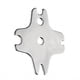 thumbnail image 1 of 1pc BBQ Grill Scraper: The Perfect Stocking Stuffer for Griddle Cleaning & Camping Accessories - Dishwasher Safe & Bristle-Free!, 1 of 3