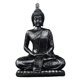 thumbnail image 1 of Estatua De Buda Sentado, Figura Coleccionable De Resina, Para Escritorio, Oficina O Sala De Estar, Color Negro., 1 of 5