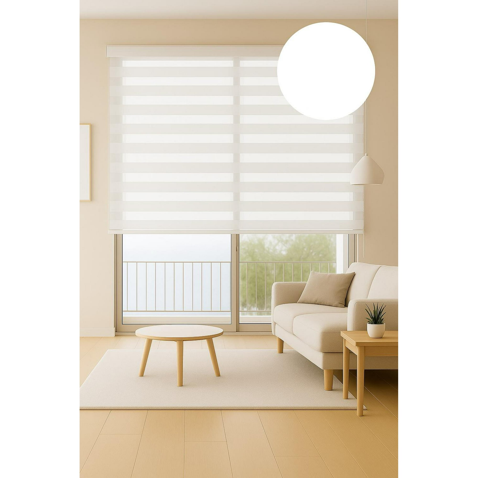 Clems - Cortina Roller Duo Zebra Dia Y Noche 060x160 Blanco 060x160