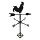 thumbnail image 2 of Gallo Veleta Montaje En Techo Indicador De Dirección Del Viento Decoración De Estaca De Jardín, 2 of 5