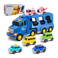 Genérico - Camión De Bomberos Juguetes Para Niño Con Música Y Luz Azul