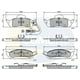 thumbnail image 2 of Pastillas Freno para auto Mercedes Benz ML430 1998-2005 Delantero, 2 of 4