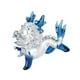 thumbnail image 1 of Escultura Animal Decorativa Del Arte De La Estatuilla Del Dragón De Cristal Para La Decoración De La Oficina De La Mesa Azul, 1 of 3