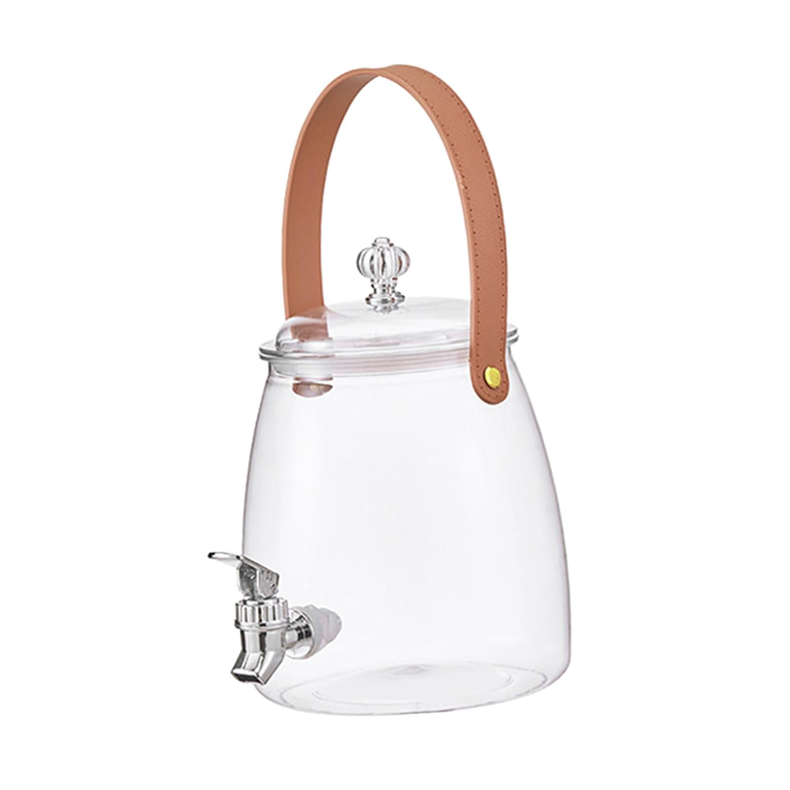 Magideal - Dispensador De Bebidas Para Refrigerador, Contenedor De Bebidas Líquidas Con Grifo Y Filtro, Dispensador De Bebidas Frías, Jarra De Jugo Para Fiestas. 3l