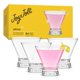 thumbnail image 3 of Vasos de Martini JoyJolt 4 unidades 255 ml, 3 of 8