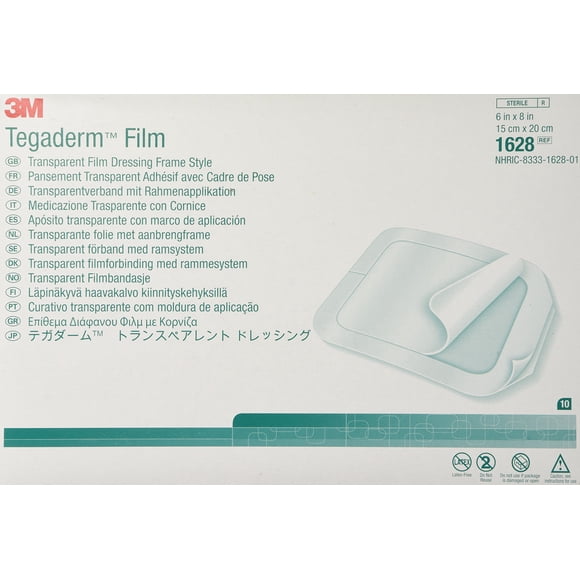 Aderno transparente Ever Ready First Aid Tegaderm de 6 x 8 cm