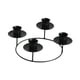thumbnail image 5 of Candelabro De 4 Brazos De Hierro Decorativo Para Bar, Fiesta, Mesa De Comedor, Color Negro, 5 of 5