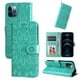 thumbnail image 5 of Funda tipo cartera FOXDOCK para iPhone 12 Mini , diseño girasol en relieve, cuero PU, cierre magnético, soporte y tarjetero, 5 of 5