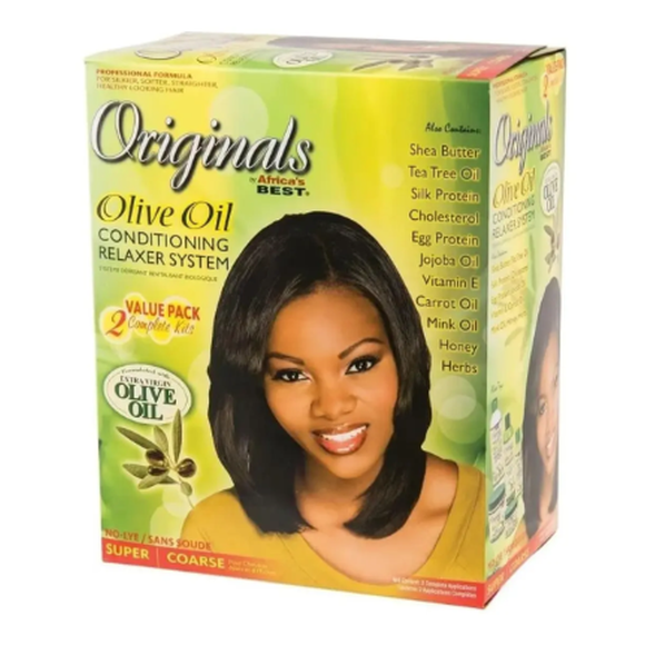 Crema Alisador Para Pelo, Organic Olive Oil Originals, Super Kit.